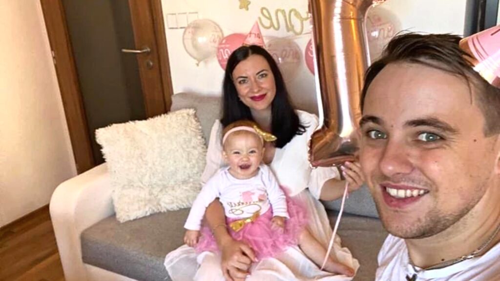 damien and slovakian wife