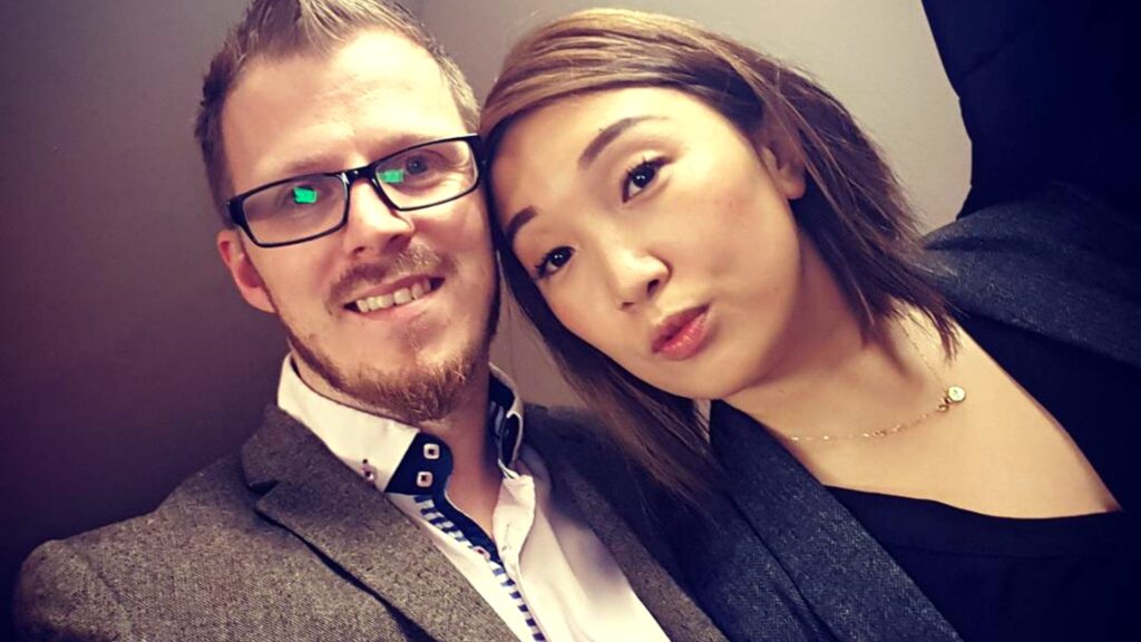 david and chinese bride